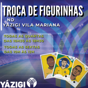 Troca de figurinhas Yázigi